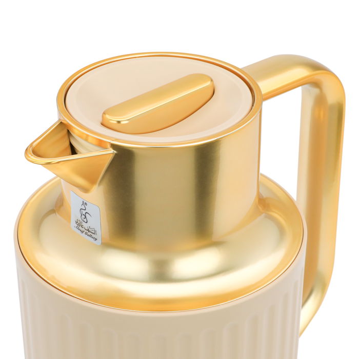 Everest Laura Beige thermos with golden handle 1 liter image 4