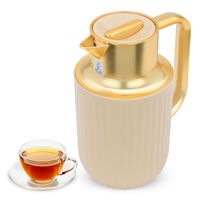 Everest Laura Beige thermos with golden handle 1 liter product image