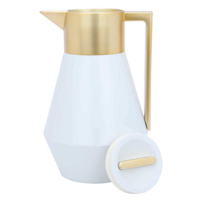 Everest Lydia thermos pearl golden handle 1 liter image 2