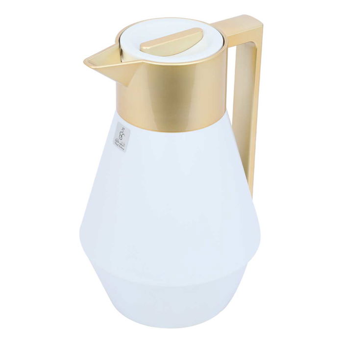 Everest Lydia thermos pearl golden handle 1 liter image 1