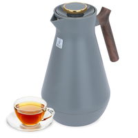 Amada thermos dark gray with wooden handle 1.5 liter product image