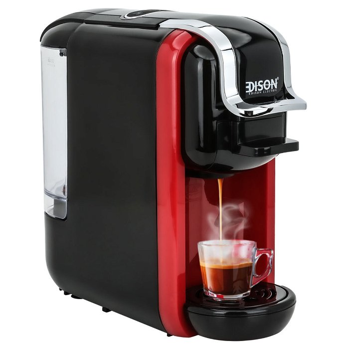 إديسون صانعة قهوة 0.6 لتر أحمر 1450 واط image 1