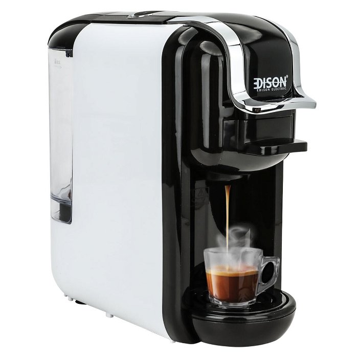إديسون صانعة قهوة 0.6 لتر أبيض 1450 واط image 1