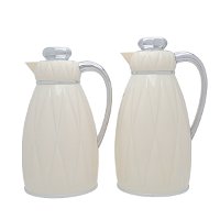 Aseel thermos set, silver beige, 2-pieces product image