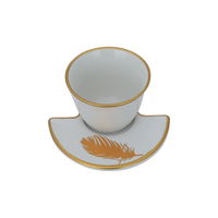 A set of Arabic coffee cups, white, with a saucer, 12 pieces product image