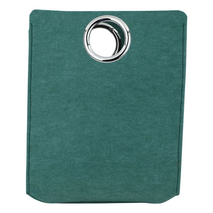 Green thermos bag square with steel hand image 1