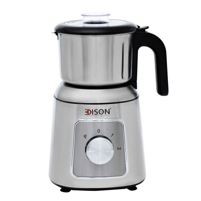 Edison coffee grinder 400gm silver steel 450w image 3