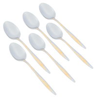 Embossed silver steel tablespoons 6 pieces product image