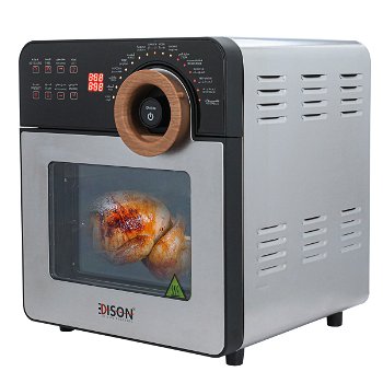 Edison Air Fryer 16 Functions 14.5 Liters Silver 1700 Watts image 1