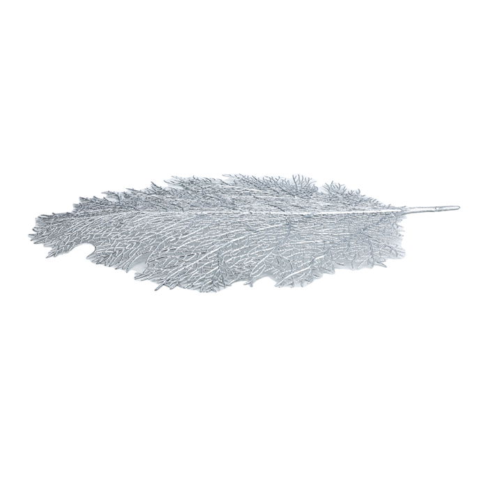 Silver leaf shape tablecloth image 3