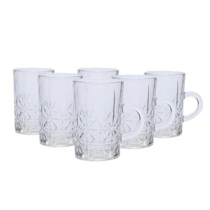 Max Tea Pialat Set Glass Hand 6 Pieces image 2