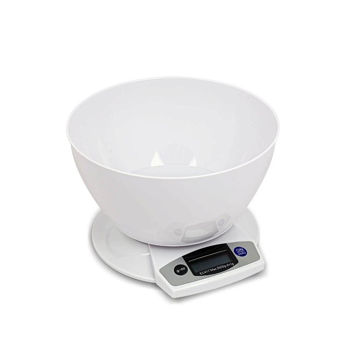 Electronic kitchen scale with 5 kg dish image 1