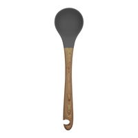 Silicone chamber spoon with wood handle product image