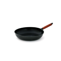 Rocky pan black with brown handle 22 cm product image