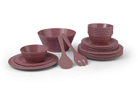 Melamine Pink Dining Set 21 Pieces product image