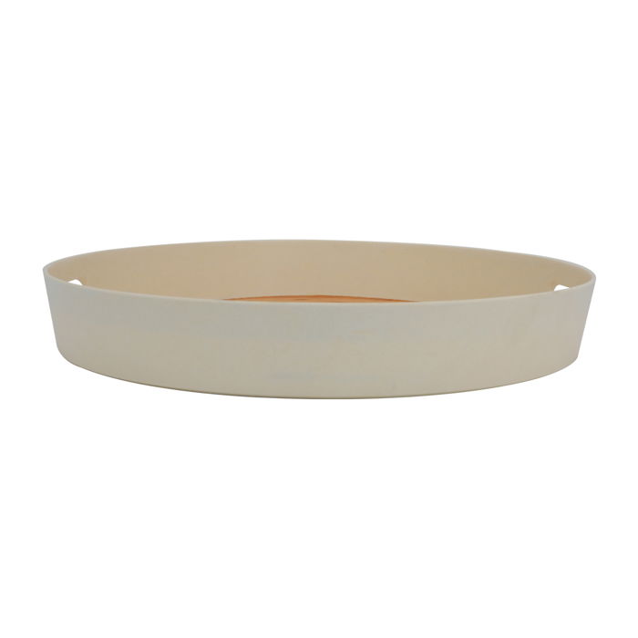 Serving tray, small 12-inch wood handle image 3