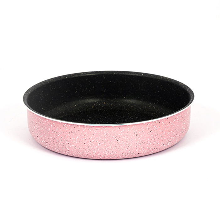 Rocky pink Granite pan 24cm image 1