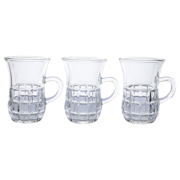 Max tea cups with a glass handle, 6 pieces image 2