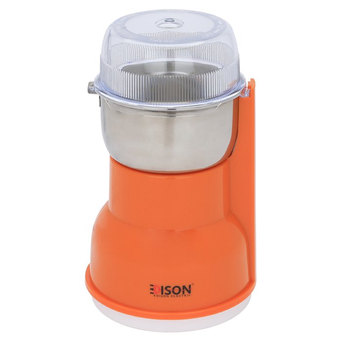 Edison coffee grinder, large orange, 250 watts image 2