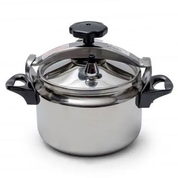 Steel pressure cooker 5 liters image 1