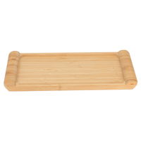 Dessert serving plate, medium rectangular wood product image