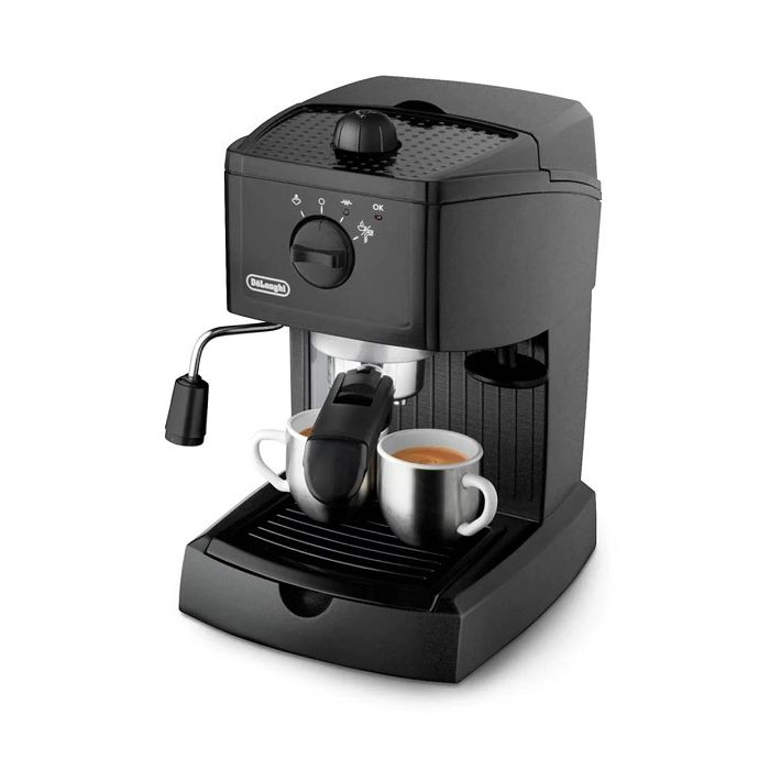 De'Longhi black plastic coffee maker 1100 watts image 1