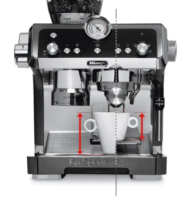 De'Longhi coffee machine, 2 liters, black steel, 1450 watts image 8