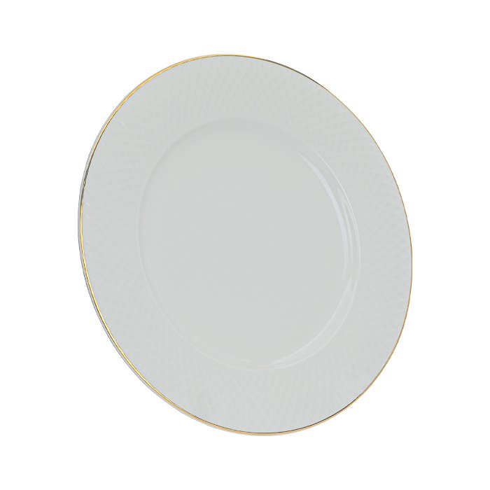 Porcelain dinner set, with a golden line, 66 pieces image 13