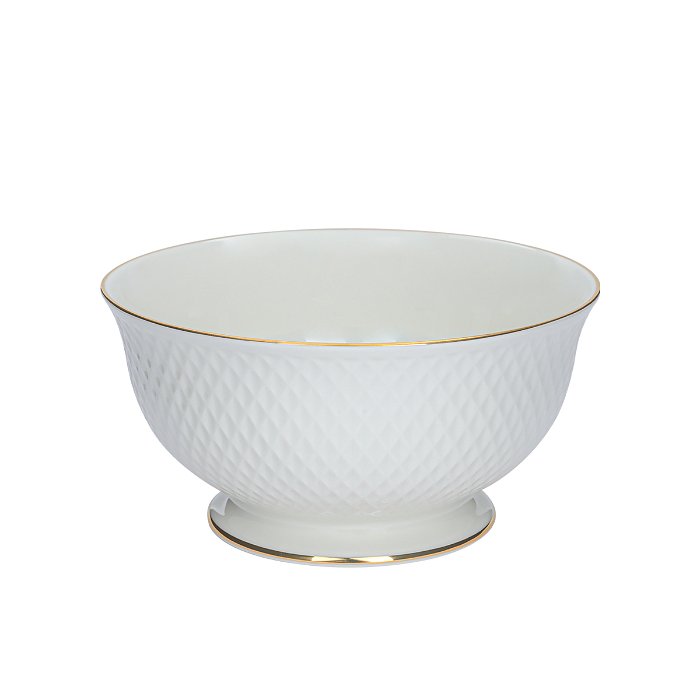 Porcelain dinner set, with a golden line, 66 pieces image 10