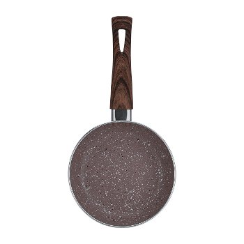 Granite pan brown with wood hand 10cm image 3