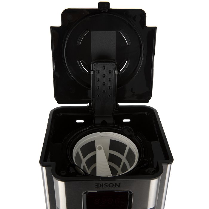 إديسون ماكينة قهوة 1.8لتر استيل أسود 1000 واط image 5