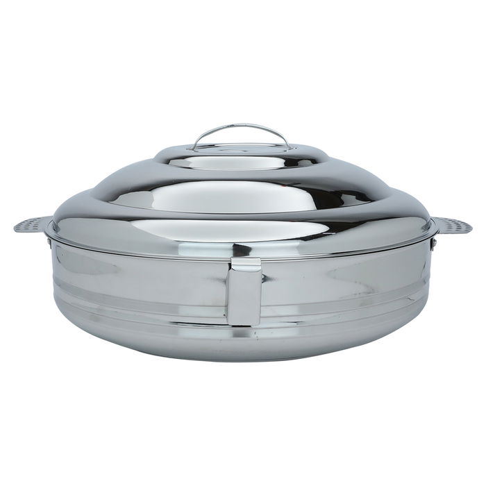 Round steel goose with lid 16 liters image 2