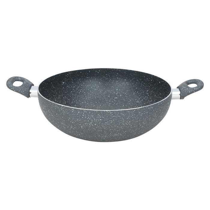 Rocky Deep Fryer Dark Grey Granite With Two Hands 24 cm image 1