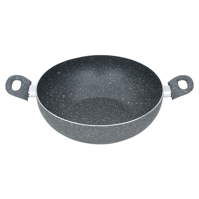 Rocky Deep Fryer Granite Dark Grey With Two Hands 26 cm image 2