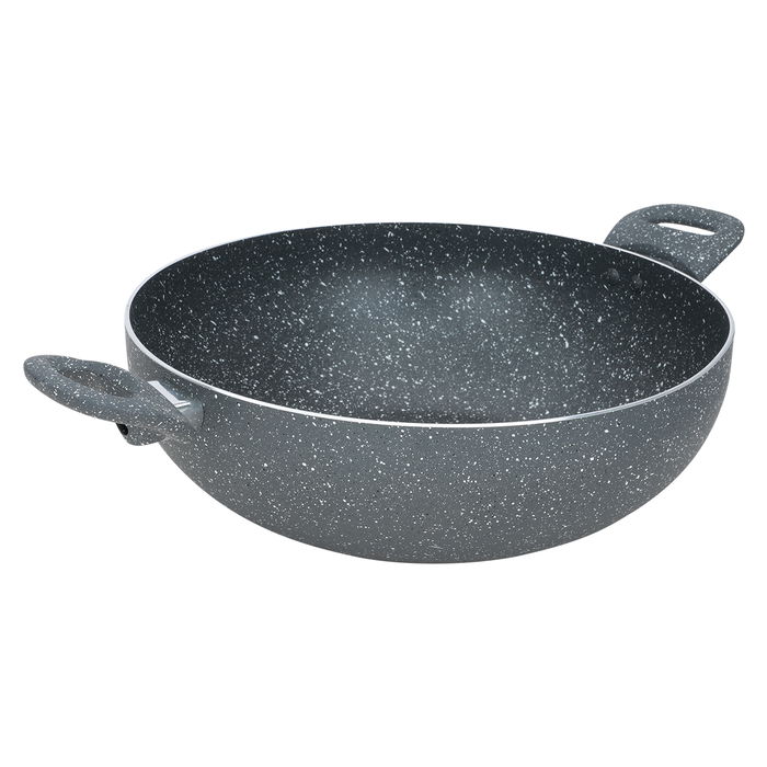 Rocky Deep Fryer Dark Grey Granite With Two Hands 24 cm image 3