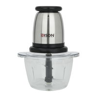 Edison electric vegetable slicer with glass bowl 1-liter 400 watts product image