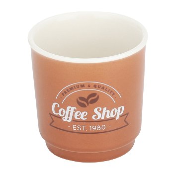 Black Porcelain Espresso Cup image 1