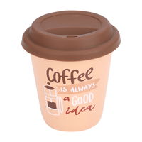 Porcelain coffee cup with silicone cover product image