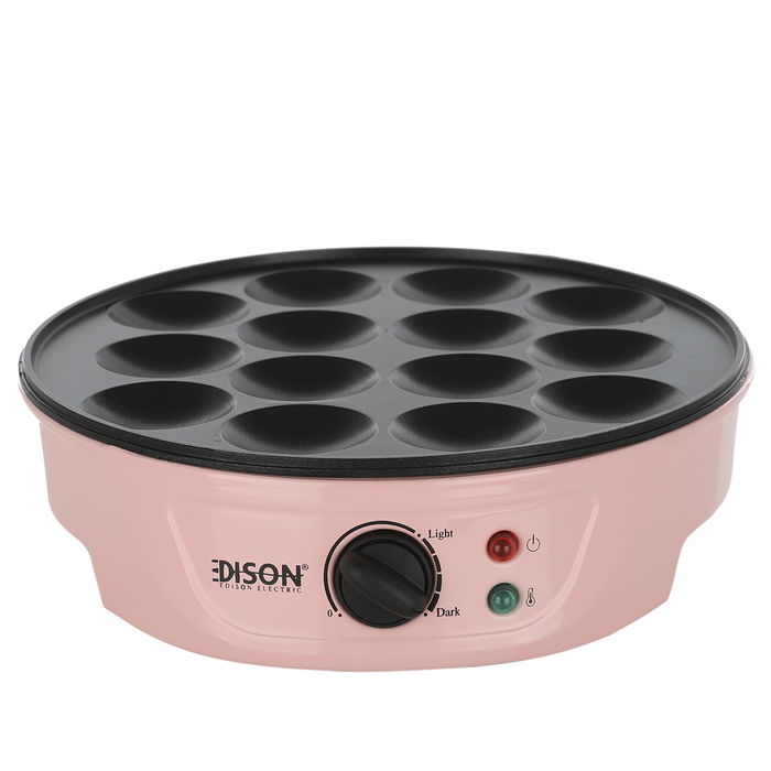 Edison Mini Pancake Maker, Pink 14 Eyes Small 750W image 2