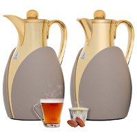 Thermos Nada set, beige, golden, 1 liter, two pieces product image