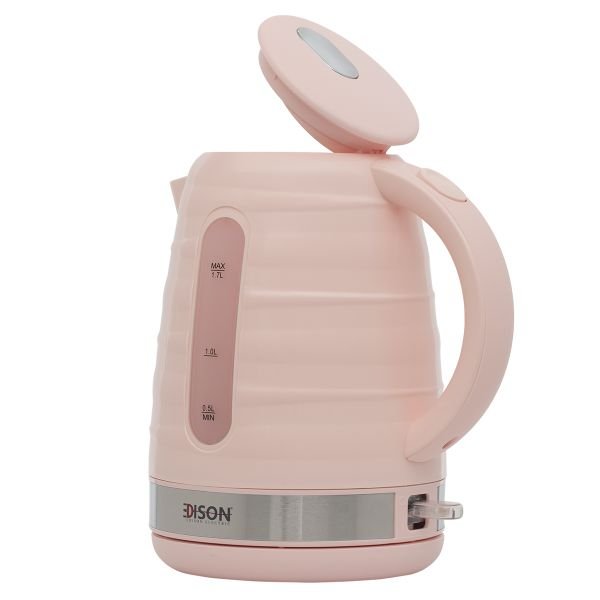 Edison electric kettle 1.7 liters pink 2200 watts image 3
