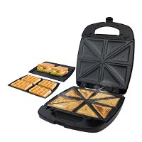 Edison electric sandwich grill 3 * 1 steel 920 watts product image