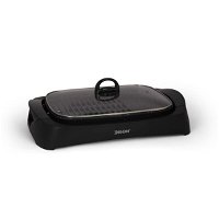 Edison Electric Grill, Black 2200 W, Granite with Glass Lid product image