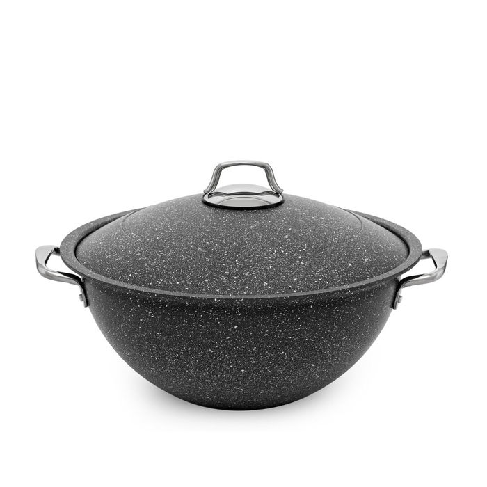 Hascover Granite Cooking Pot With Steel 32 cm image 1