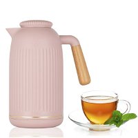 Timeless Thermos Jayda Pink With 1 liter Wood Hand product image