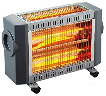 Home Master Electric Heater, 3 Sides, Gray image 1