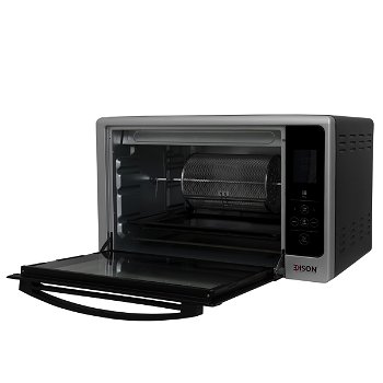 Edison oven hummer plus black double glass with grill 48 liters 2000 watts image 2