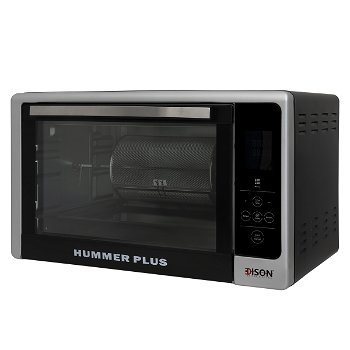 Edison oven hummer plus black double glass with grill 48 liters 2000 watts image 3