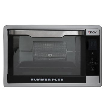 Edison Hummer Plus Digital Oven 73 Liter Black Double Glass with Grill 2200 Watt image 1