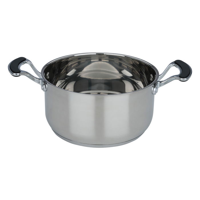 Rocky steel pot with a silicone handle 20 cm image 5